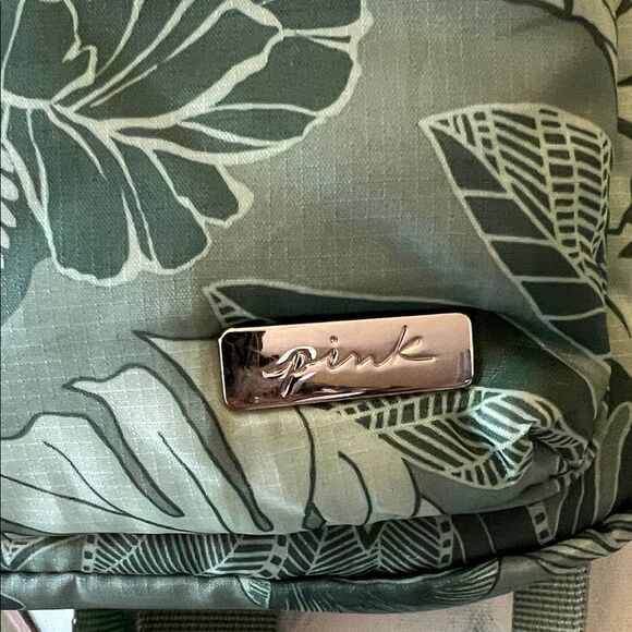 VS Pink Green Floral Mini Backpack - Picture 2 of 9